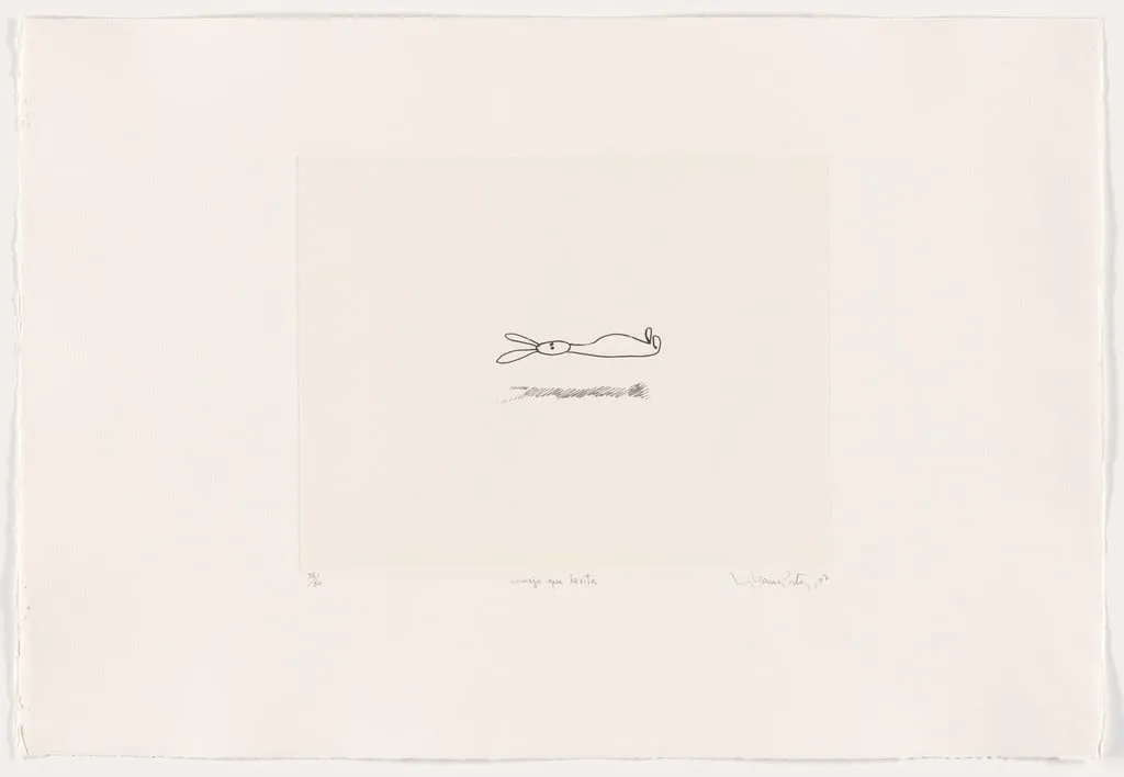 Untitled, by Liliana Porter, gouache, 2007