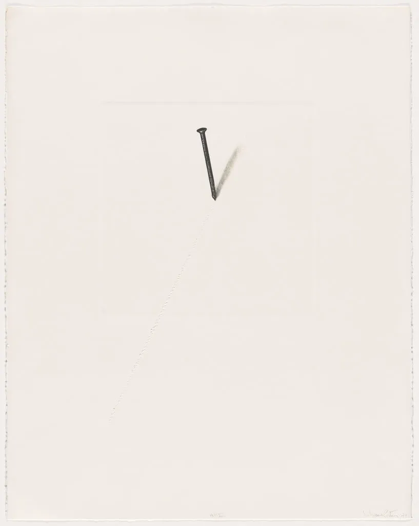 Untitled, by Liliana Porter, ink, 1974