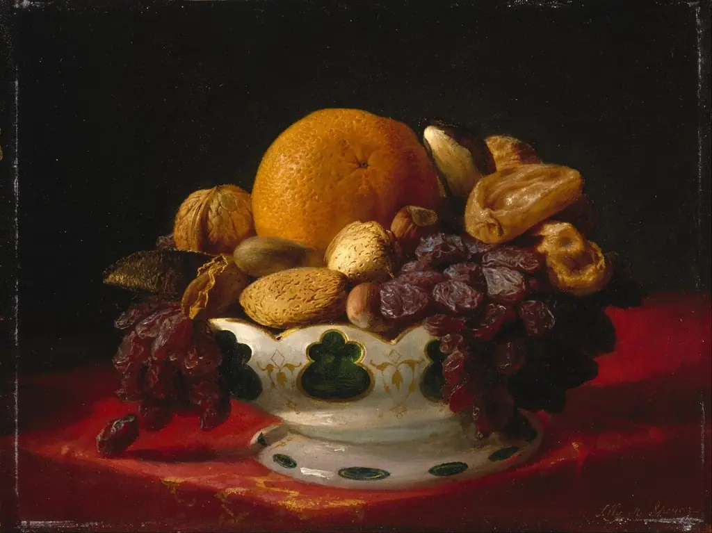 Oranges, Nuts, and Figs, by Lilly Martin Spencer