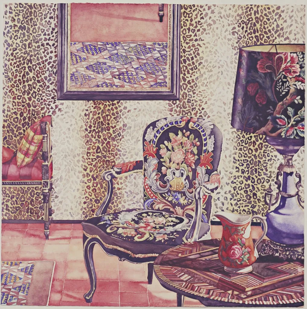 Untitled, by Linda Chapman, watercolor, 1977