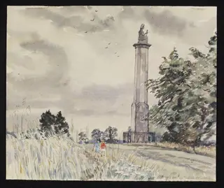 Maud Heath's Monument, Bremhill, by Lines