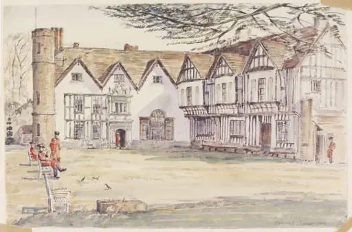 Rudhall, near Ross-on-Wye, by Lines
