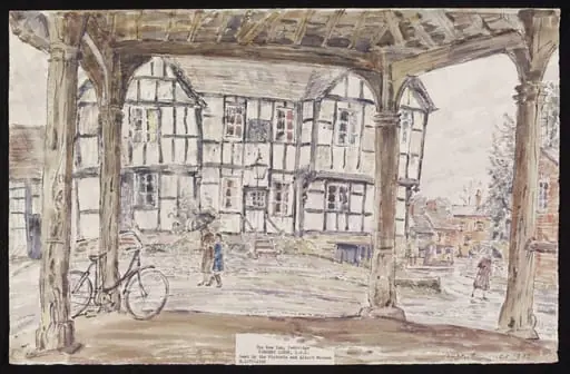 The New Inn, Pembridge, by Lines
