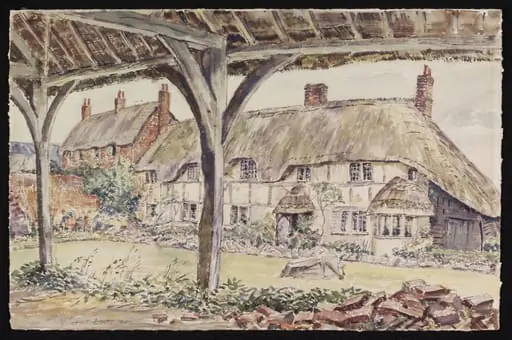 The Old Oxyard, Oare, by Lines