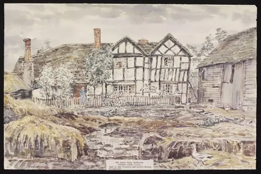 The Quebb Farm, Eardisley, by Lines