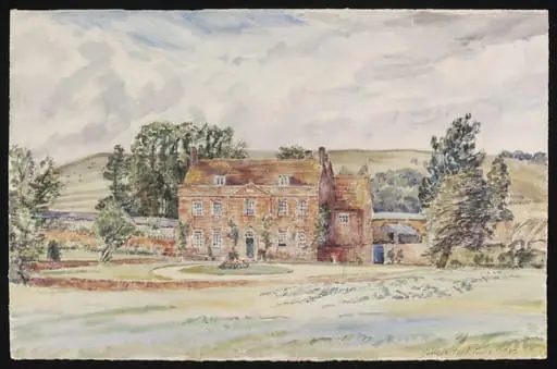 West Wick Manor, near Oare, by Lines