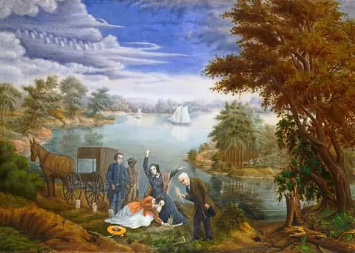 The Exhumation, by Linton Park, 1890