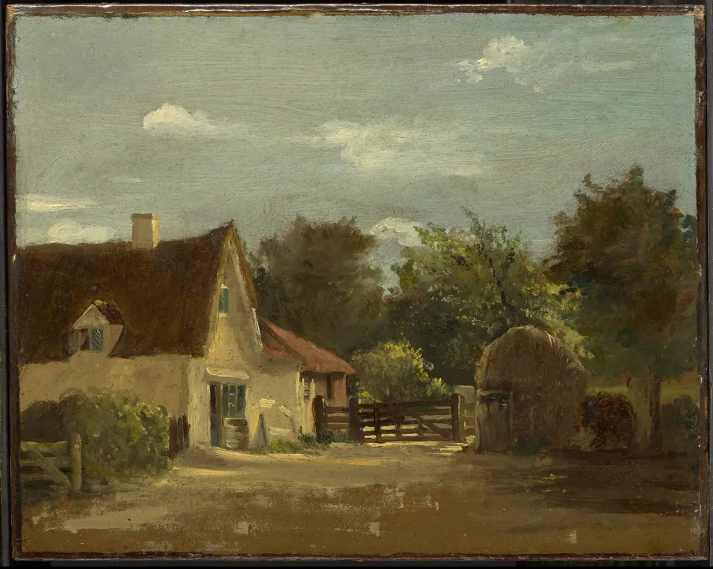 Cottage, by Lionel Bicknell Constable, unspecified, 1850