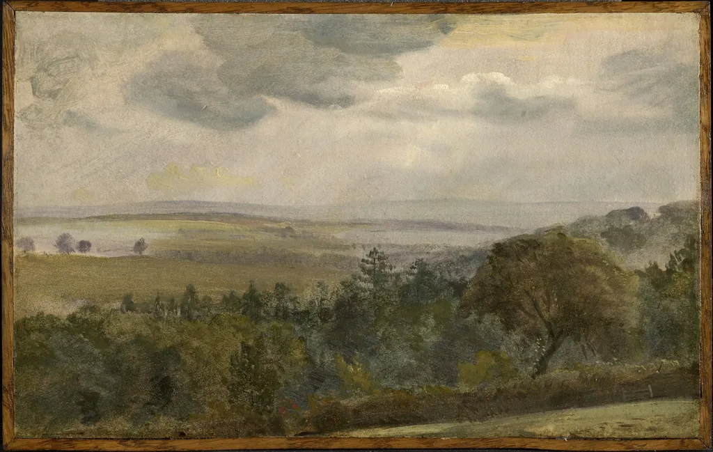 Extensive Landscape with Clouds, by Lionel Bicknell Constable, unspecified, 1850