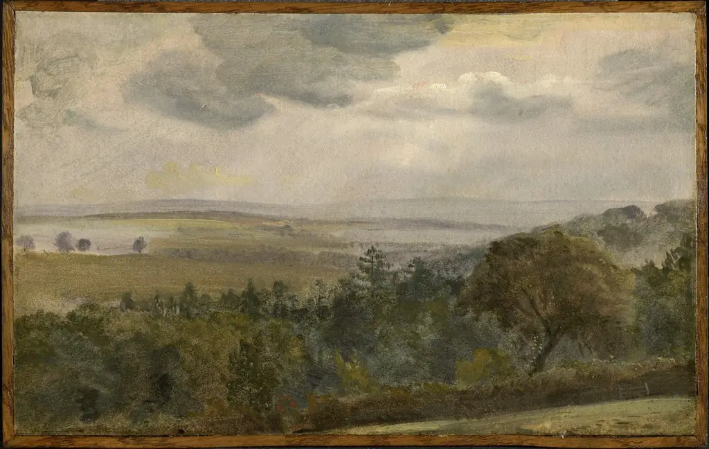 Extensive Landscape with Clouds, by Lionel Bicknell Constable