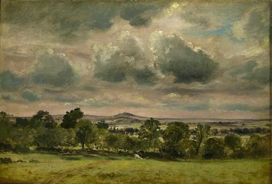 View of Hampstead looking towards Harrow, by Lionel Bicknell Constable