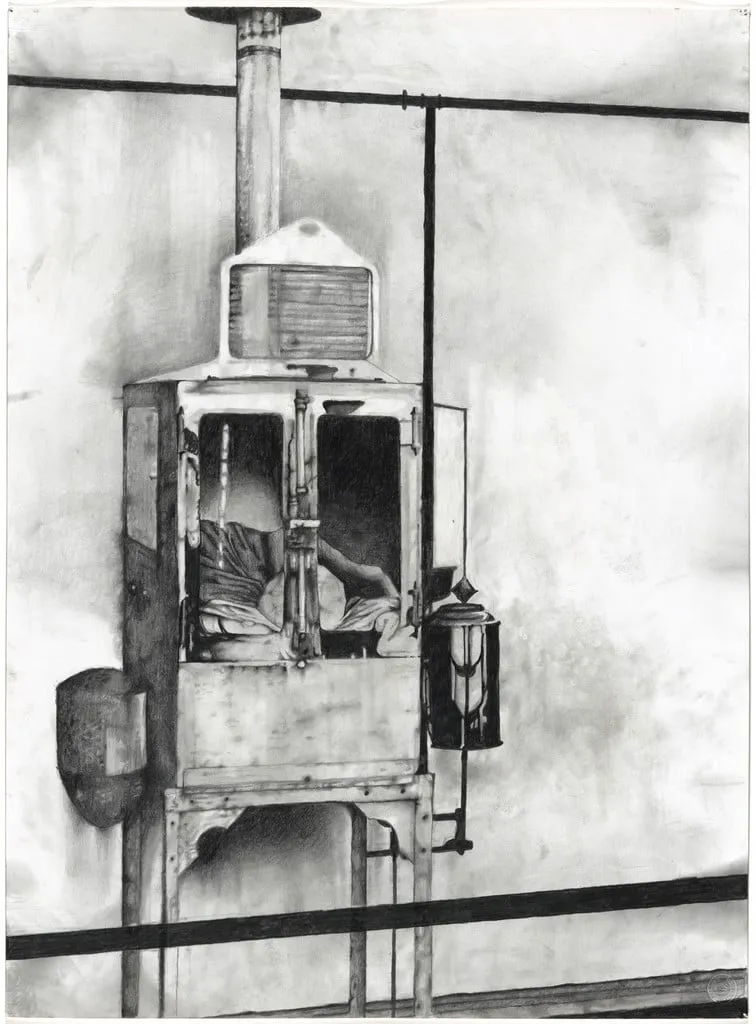 Untitled, by Lionel Maunz, graphite, 2016