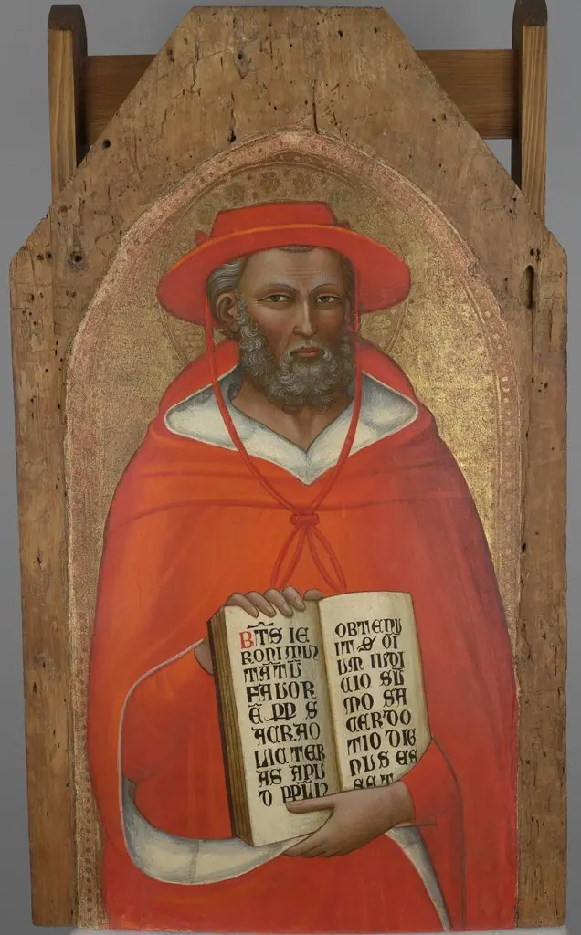 Saint Jerome (obeverse); Saint Nicholas of Tolentino (reverse), by Lippo d'Andrea