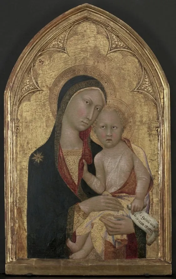 Madonna and Child, by Lippo Memmi, unspecified, 1350
