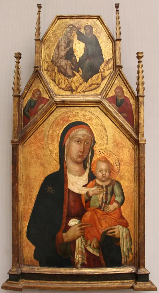 Maria mit dem Kind, by Lippo Memmi