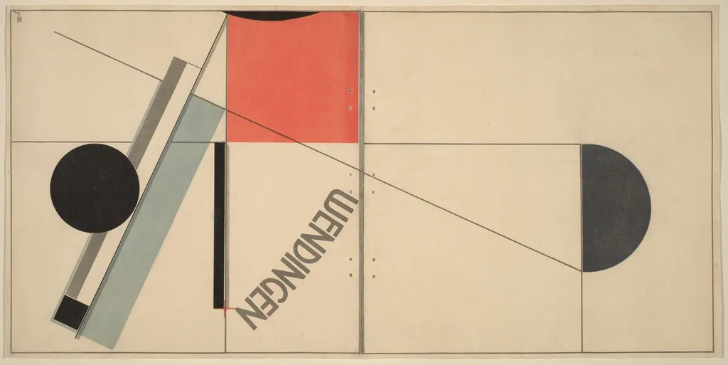 Wendingen, by Lissitzky, El, ink, 1921