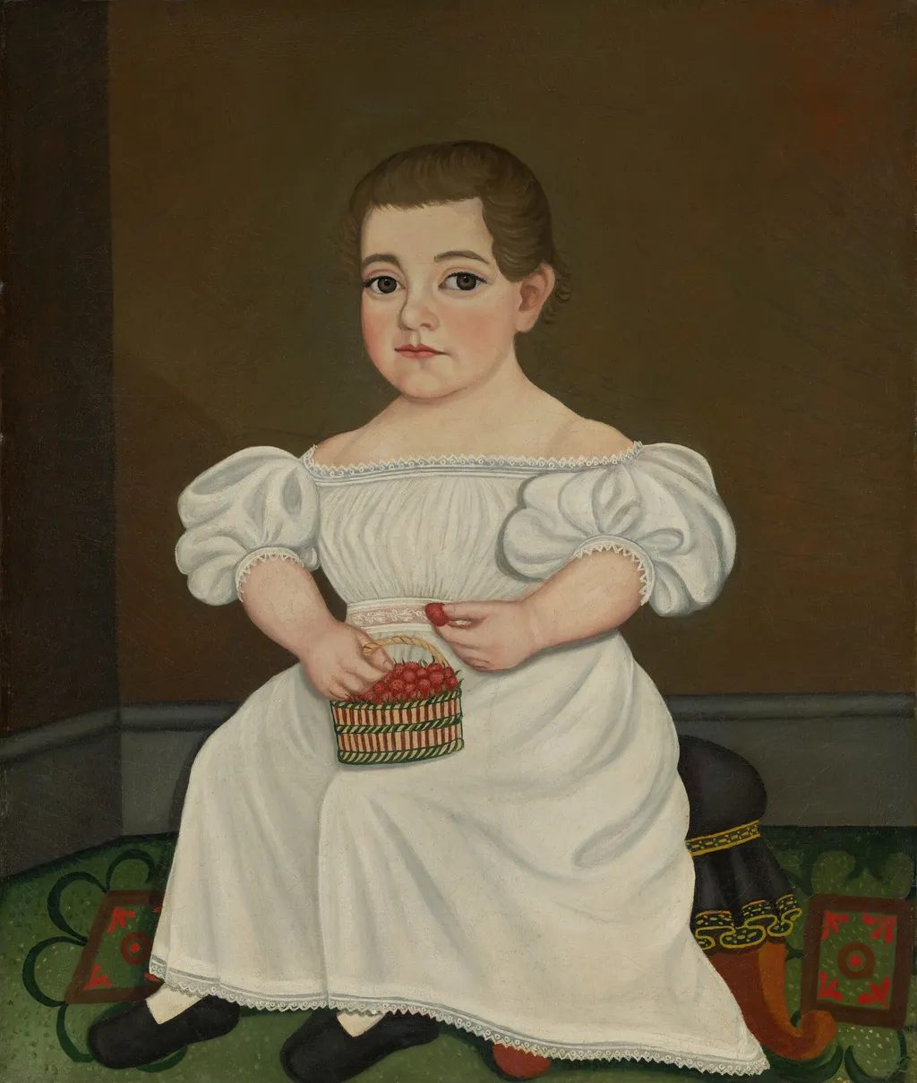 Little Miss Wyckoff, oil, 1830