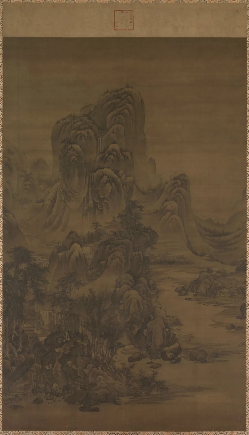 Landscape in the Style of Juran, by Liu Du, unspecified, 1506