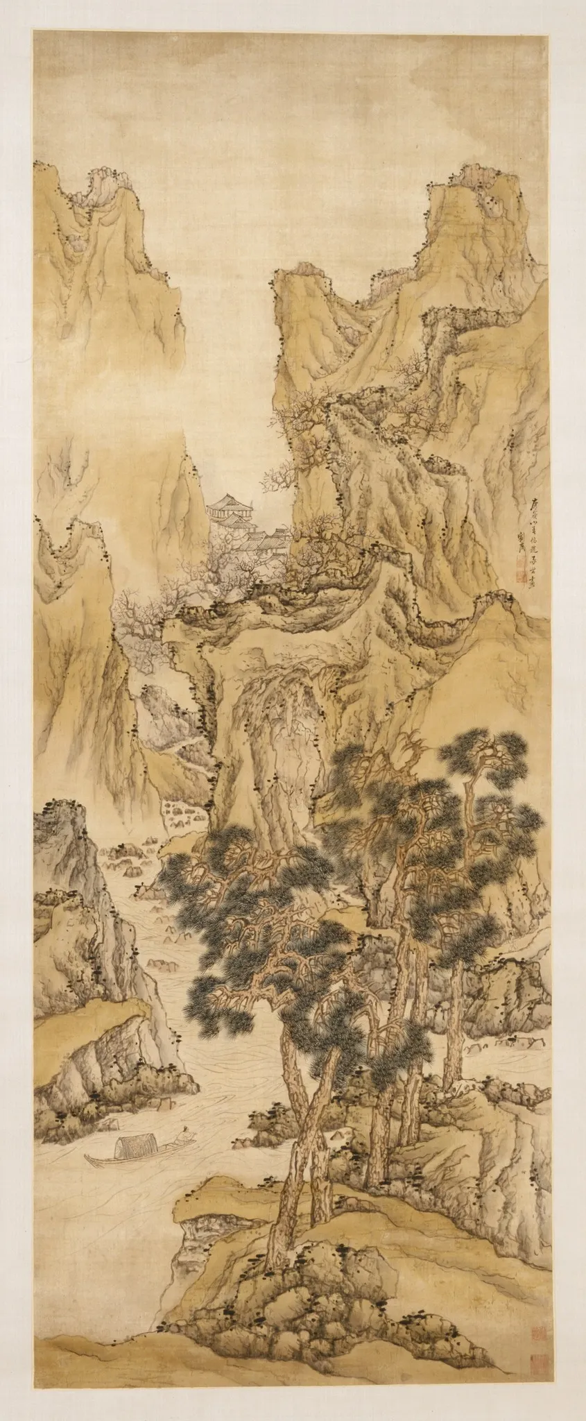 The Peach Blossom Spring, by Liu Du, unspecified, 1650