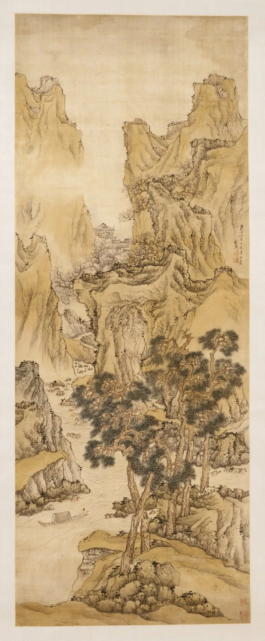 The Peach Blossom Spring, by Liu Du, unspecified, 1650