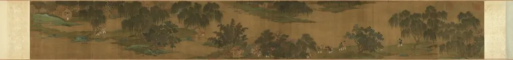 Depiction of the Day of Spring Offering to the Gods, by Liu Songnian