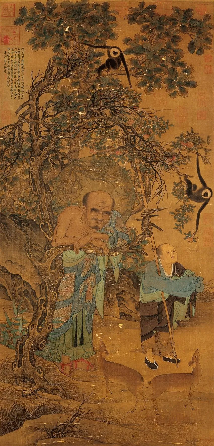 Lohan, by Liu Songnian, unspecified, 1207