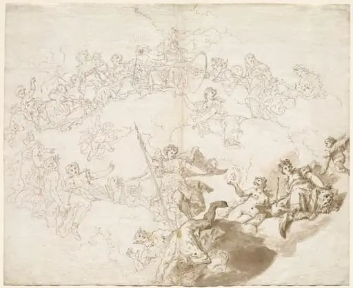 The Triumph of Virtue and Divine Wisdom, by Livio Retti