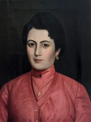 Tânără femeie brunetă, by Ljubomir Aleksandrović