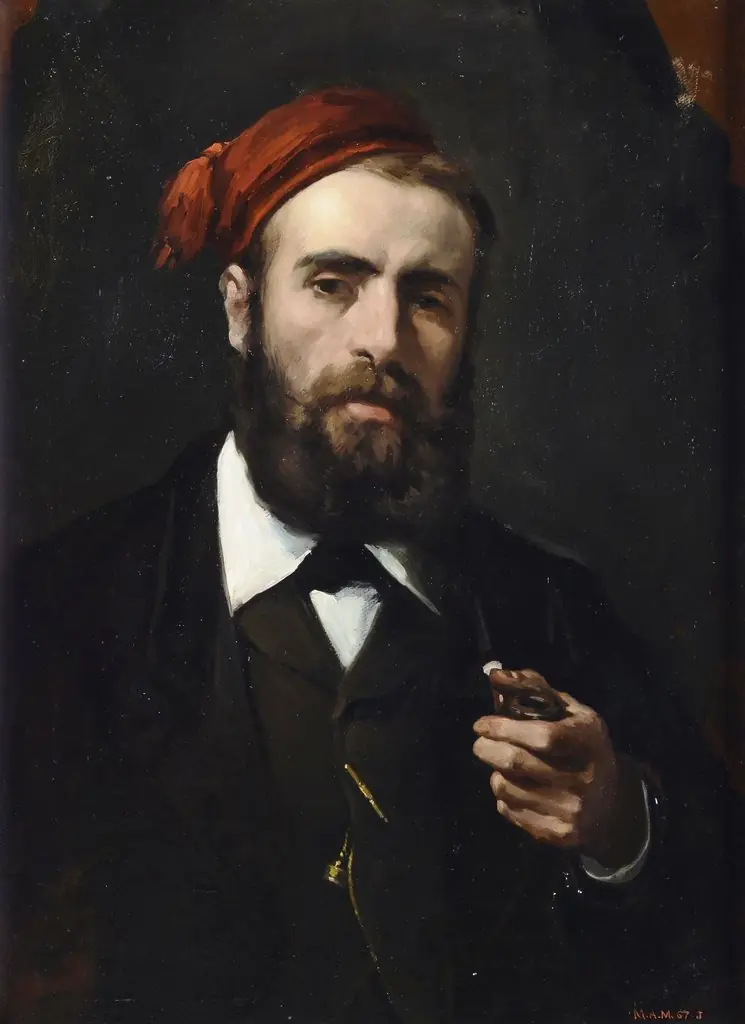 El pintor Miguel Jadraque, by Llorenç Casanova i Ruiz