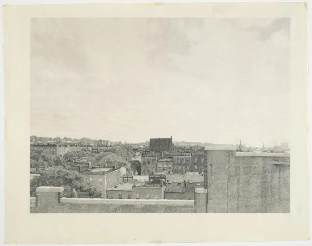 Untitled, by Lloyd Goldsmith, graphite, 1975
