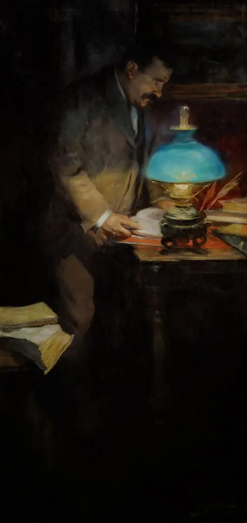 Portrait of the Art Critic and Writer Raimon Casellas, by Lluís Graner