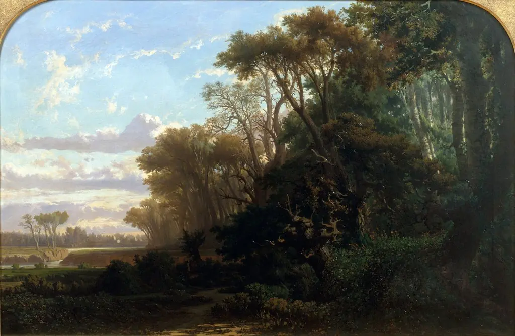 Landscape with Woods, by Lluís Rigalt