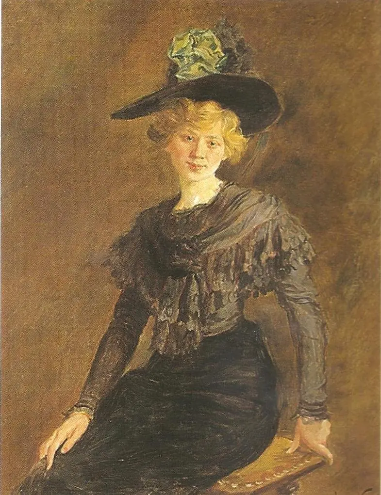 Portrait of Carlota Vidal, by Lluïsa Vidal