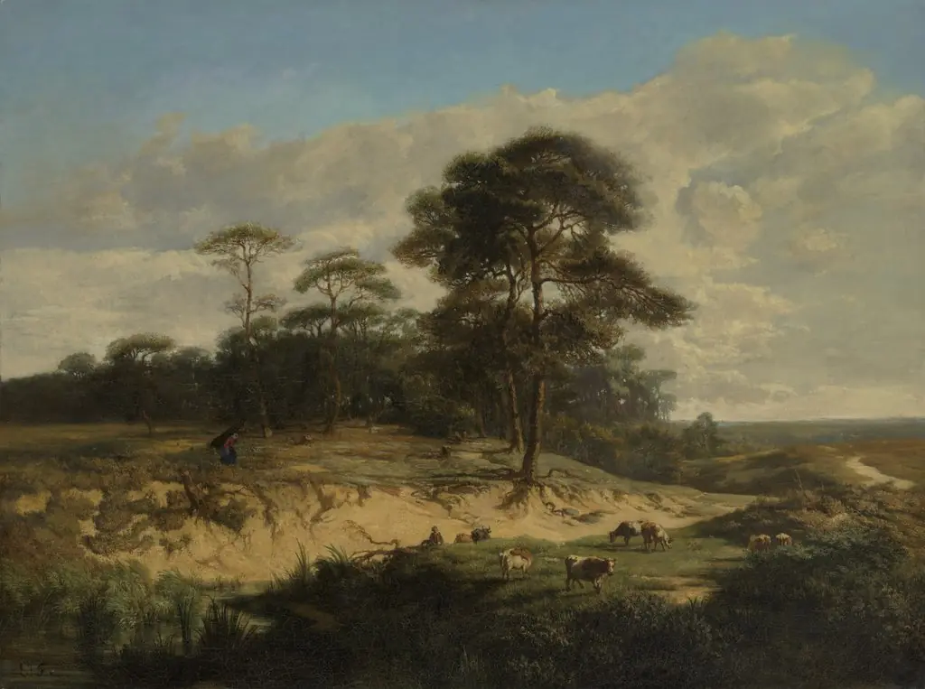 Landscape near Kalmthout, by Lodewijk Juliaan Fuchs
