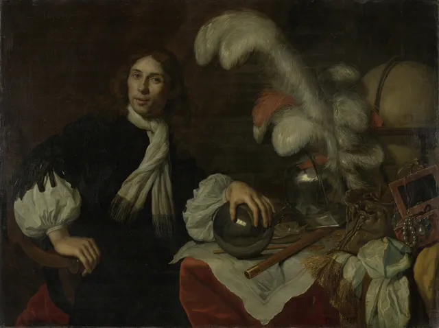 Posthumous portrait of Aucke Stellingwerff, Admiral of Friesland, killed in 1665 at Lowestoft by a cannon-ball