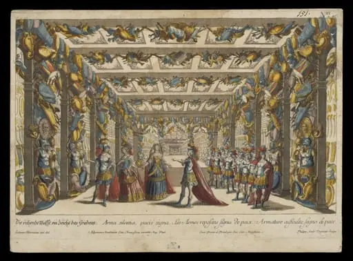 H Beard Print Collection, by Lodovico Ottavio Burnacini