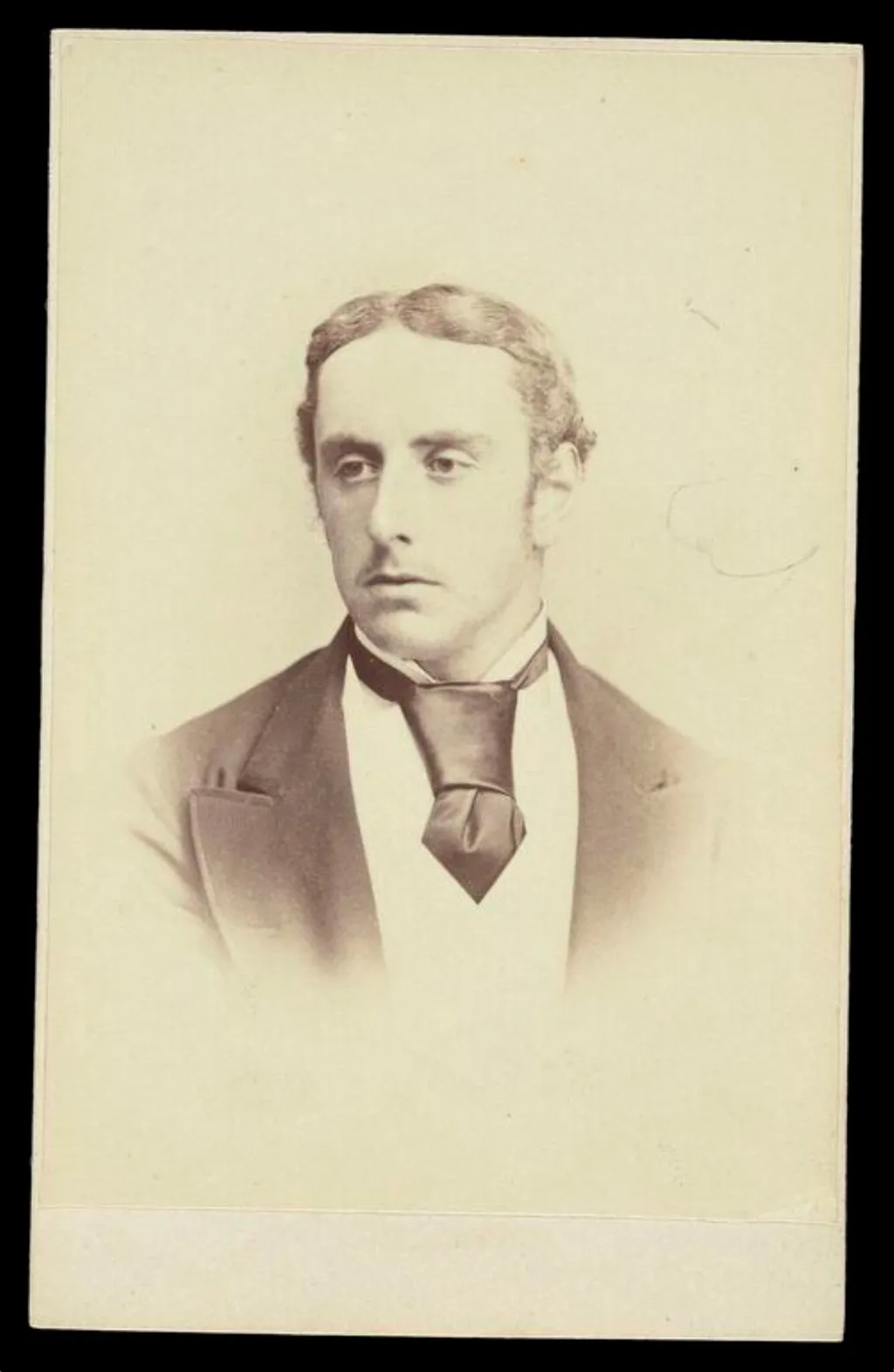 A portrait of a man, by London Stereoscopic and Photographic Company, photographic, 1874