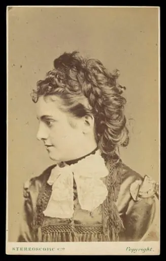 A portrait of 'Bella Moore', by London Stereoscopic and Photographic Company