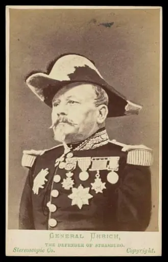 A portrait of 'General Uhrich', by London Stereoscopic and Photographic Company