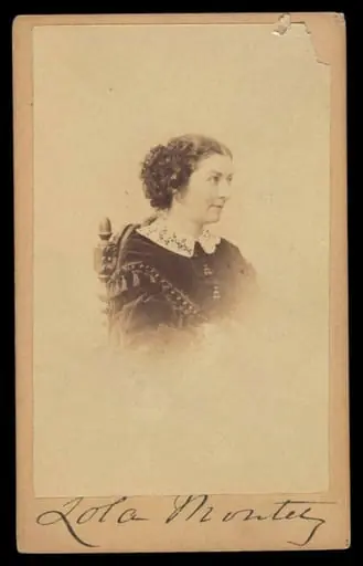 A portrait of 'Lola Montez', by London Stereoscopic and Photographic Company