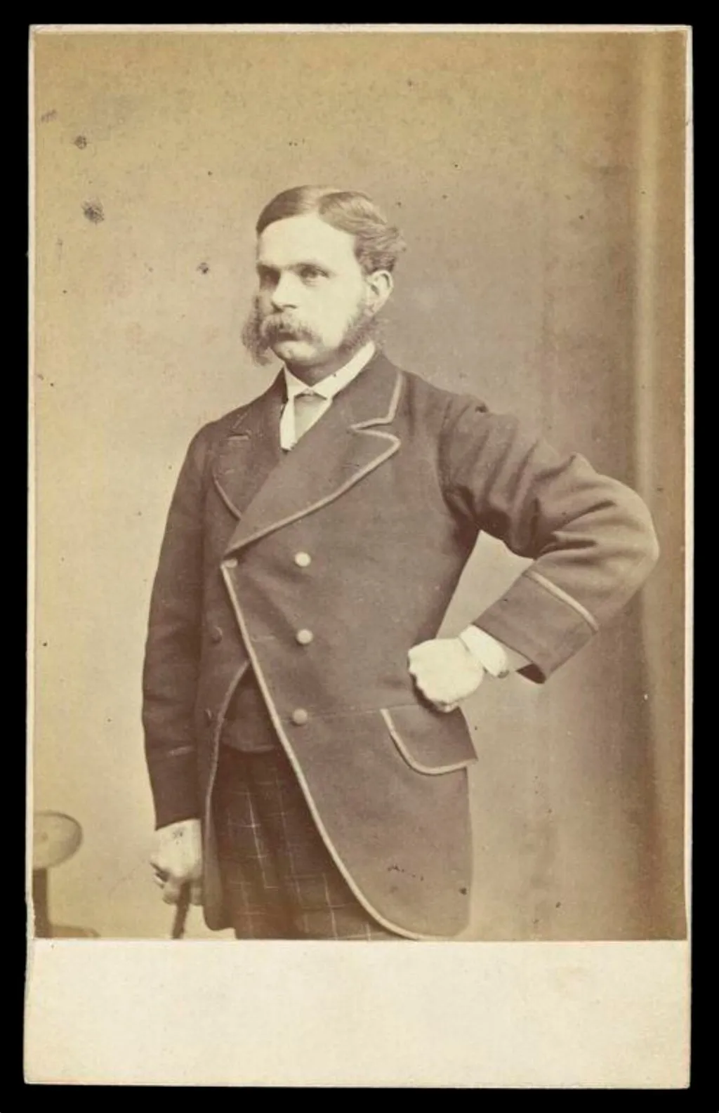 A portrait of 'Marcus Mercer', by London Stereoscopic and Photographic Company, photographic, 1870