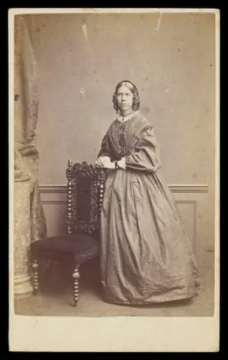 A portrait of 'Mary Ann Cusk', by London Stereoscopic and Photographic Company
