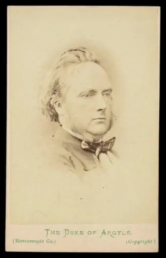A portrait of 'The Duke of Argyll', by London Stereoscopic and Photographic Company