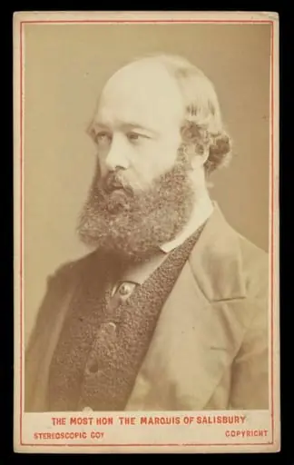A portrait of 'The Most Hon the Marquis of Salisbury', by London Stereoscopic and Photographic Company