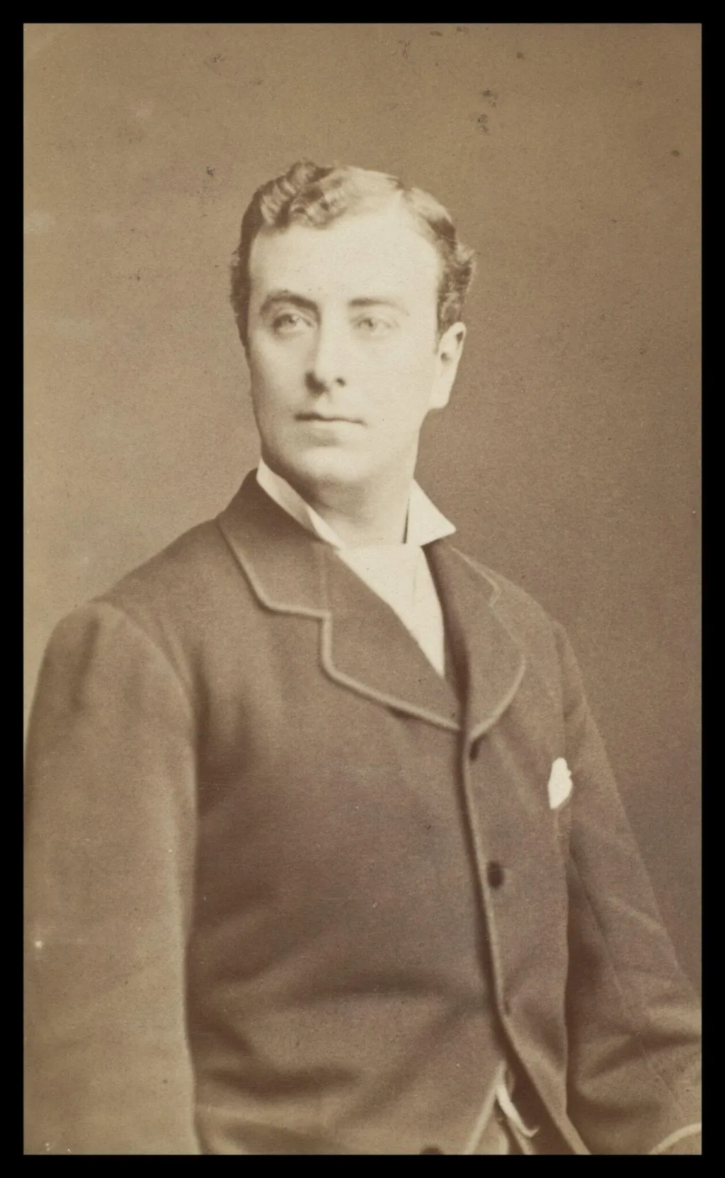 J.H. Barnes (1850-1925), by London Stereoscopic and Photographic Company, photographic, 1876