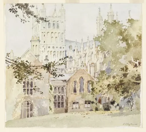 Bishop's Palace, Exeter, by Longley