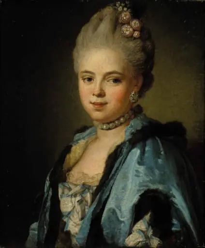 Naisen muotokuva, by Lorens Pasch nuorempi / den yngre / the Younger