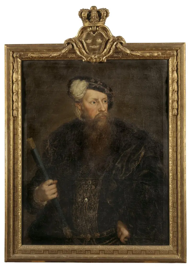Gustav Vasa (1496-1560), kung av Sverige, by Lorens Pasch the Younger