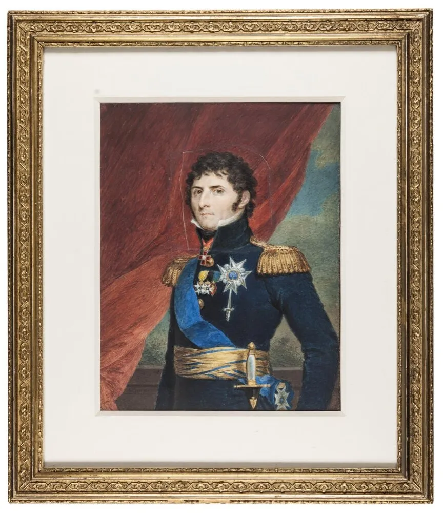 Carl XIV Johan, King of Sweden, by Lorentz Svensson Sparrgren, unspecified, 1805
