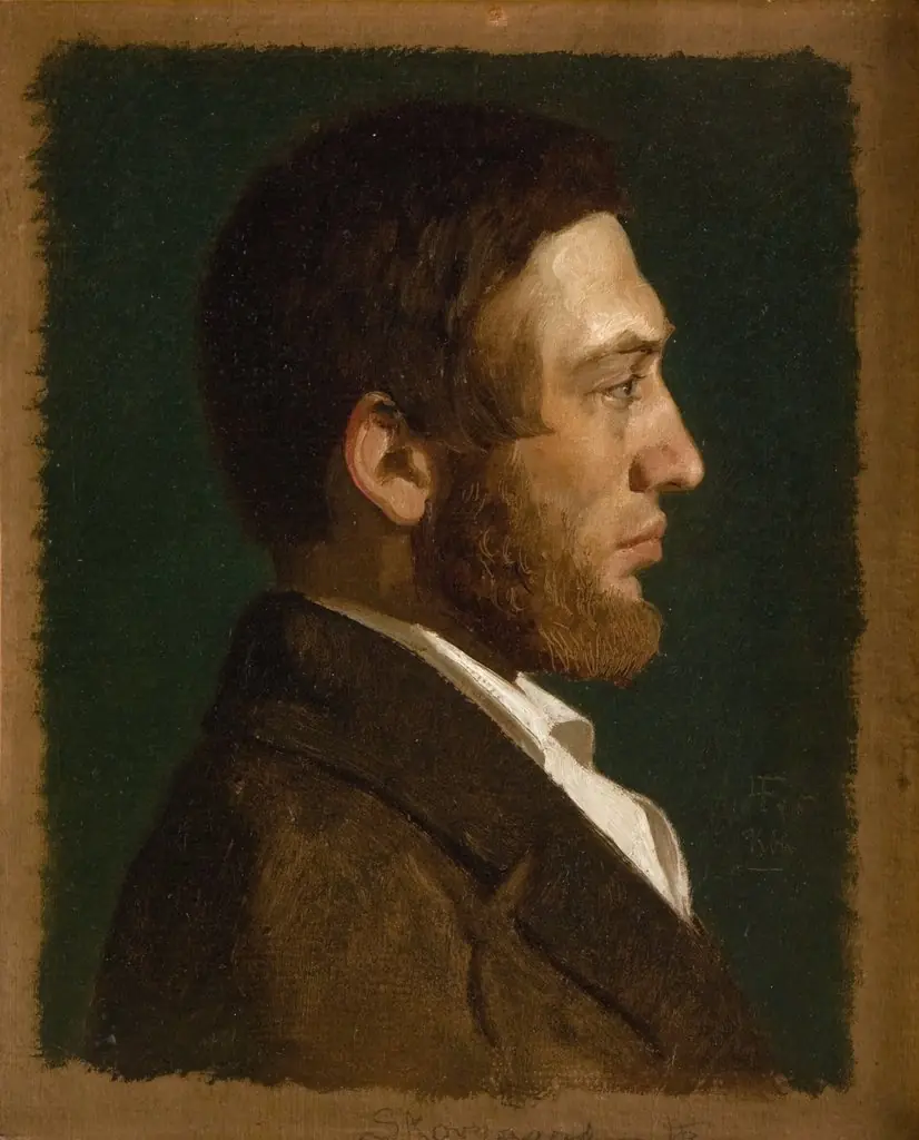 Portrait of the Painter P.C. Skovgaard, by Lorenz Frølich